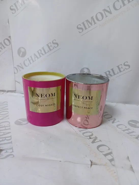 BOX OF 2 NEOM THE WINTER WELLBEING WONDERS CANDLE DUO 