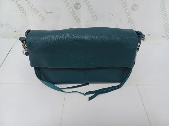 AIMEE KESTENBERG HANDBAG WITH DOUBLE SHOULDER STRAP IN TEAL 