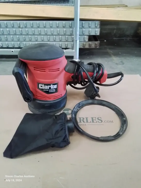 CLARKE 5" ORBITAL SANDER