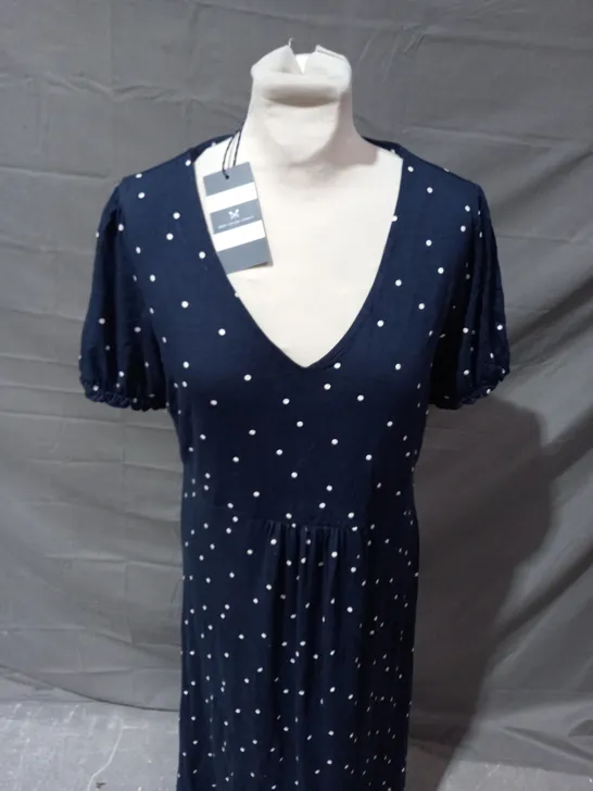 CREW CLOTHING COMPANY MEL V-NECK JERSEY DRESS SIZE 12