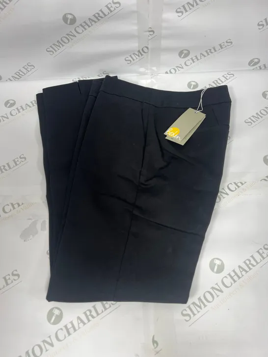 BODEN SMART TROUSERS IN BLACK SIZE 8