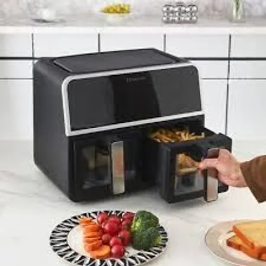 BOXED ATRAVESAR AKLS-AI-0343BL DOUBLE AIR FRYER