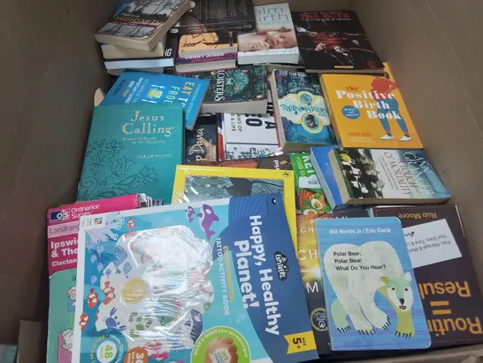 LARGE QUANTITY OF ASSORTED BOOKS TO INCLUDE GERIATRIC MEDICINE, THE TALES OF BEETLE THE BARD AND VARIOUS CHILDREN'S BOOKS