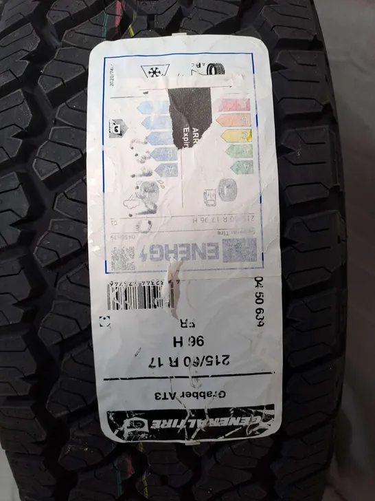 GENRAL TIRE GRABBER AT3 FR TYRE