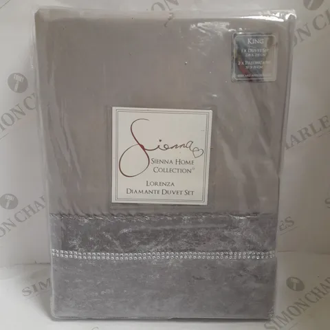 SIENNA LORENZA DIAMANTE DUVET SET - KING SIZE 