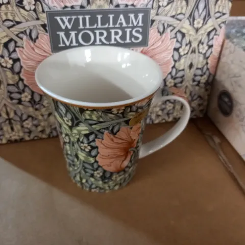 WILLIAM MORRIS PIMPERNEL SET OF 4 CUPS