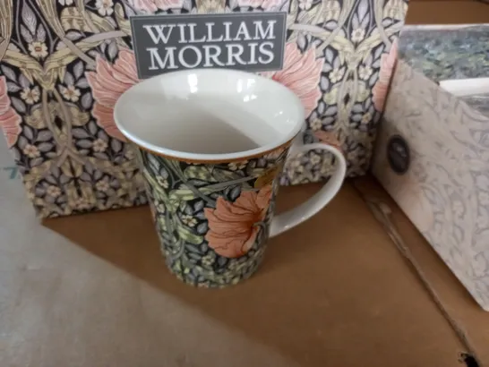 WILLIAM MORRIS PIMPERNEL SET OF 4 CUPS