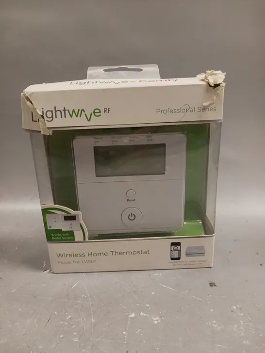 BOXED LIGHTWAVE LW21 WIRELESS HOME THERMOSTAT 