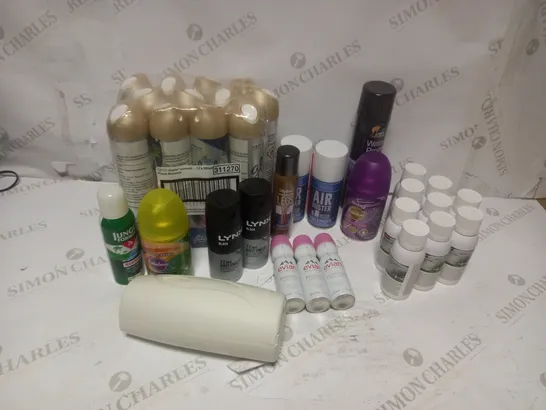 BOX OF  ASSORTED HEALTH AND BEAUTY PRODUCTS - INCLUDING EVIAN FACIAL SPRAY, MICROBURST 3000 AIR NEUTRALISER