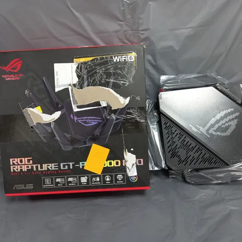 BOXED ROG RAPTURE GT-AX11000 PRO 6 TRI-BAND GAMING ROUTER