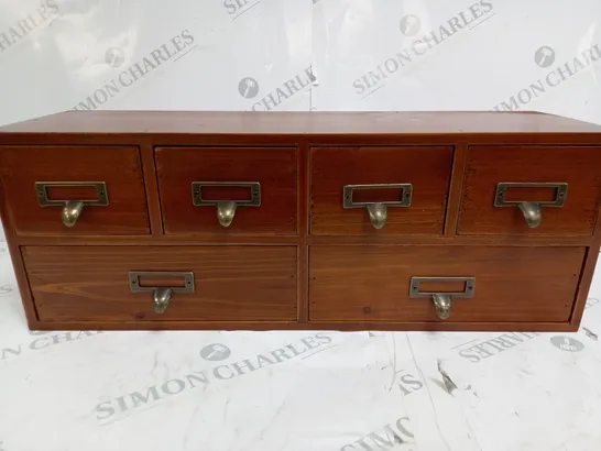 WOODEN DRAWERS CABINET 9 DRAWER SET 