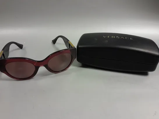 VERSACE 4438B RED FRAME SUNGLASSES 