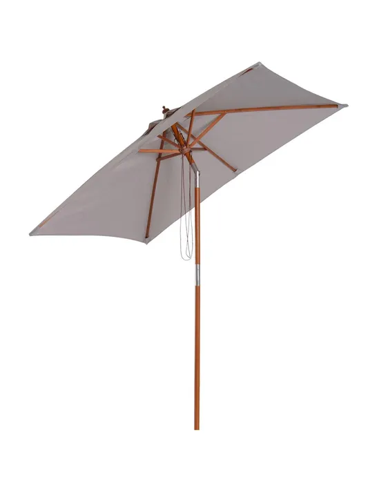 BOXED PATIO UMBRELLA PARASOL, 6 RIBS - COLLECTION ONLY