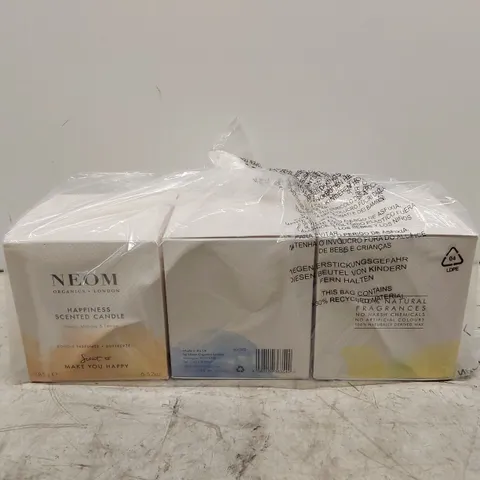 BAGGED NEOM SET OF 3 185G SCENTED CANDLES (1 ITEM)
