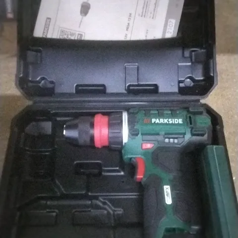 BOXED PARKSIDE CORDLESS DRILL 12V