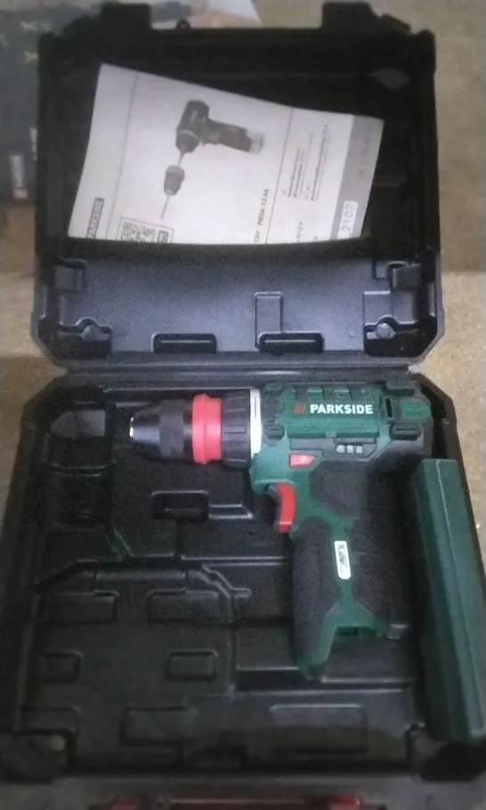 BOXED PARKSIDE CORDLESS DRILL 12V