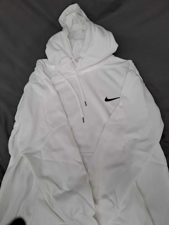 NIKE WHITE HOODY SIZE S