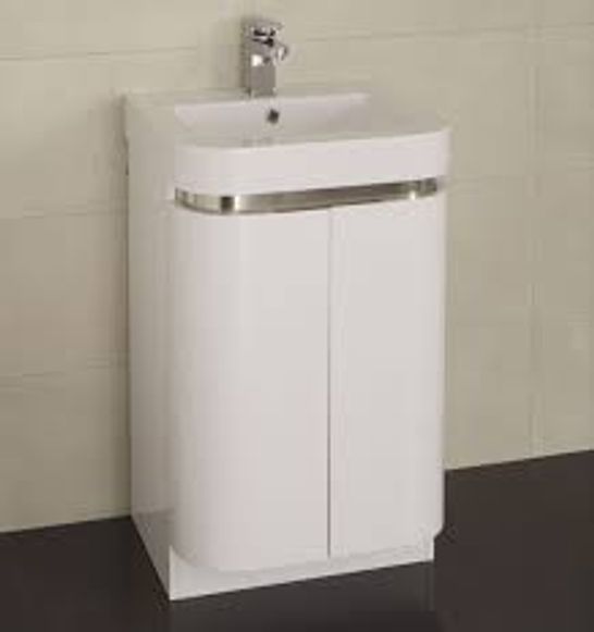 BOXED MURCIA 50 FLOOR MOUNTED 2 DOOR VANITY UNIT