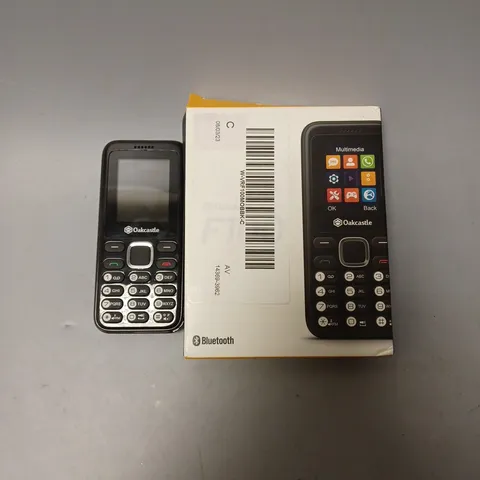 OAKCASTLE F100 MOBILE PHONE IN BLACK