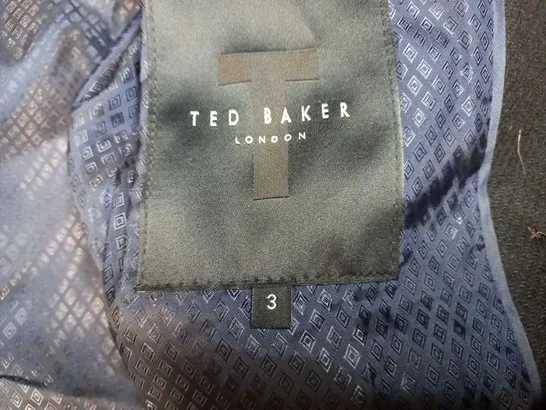 TED BAKER WOOL PEACOAT - BLACK SIZE 3