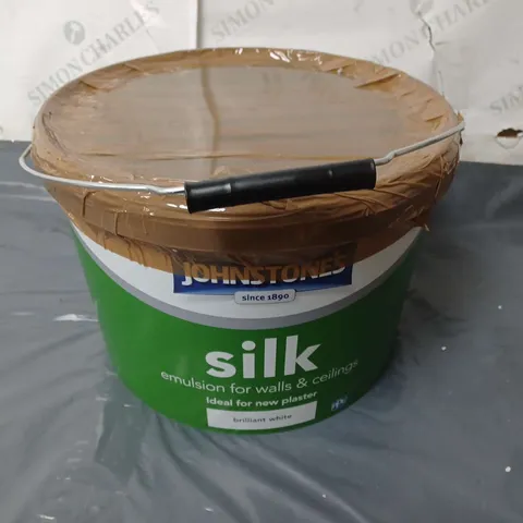 JOHNSTONES SILK BRILLIANT WHITE EMULSION FOR WALLS & CEILINGS - COLLECTION ONLY