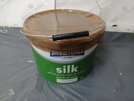 JOHNSTONES SILK BRILLIANT WHITE EMULSION FOR WALLS & CEILINGS - COLLECTION ONLY