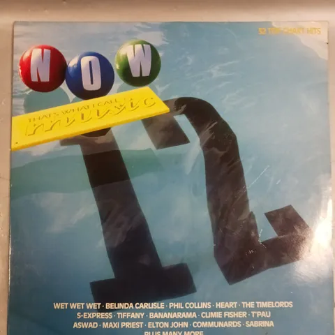 NOW THAT'S WHAT I CALL MUSIC 12 VINYL 