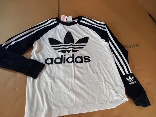 ADIDAS LONG SLEEVE T-SHIRT - 11/12 YRS