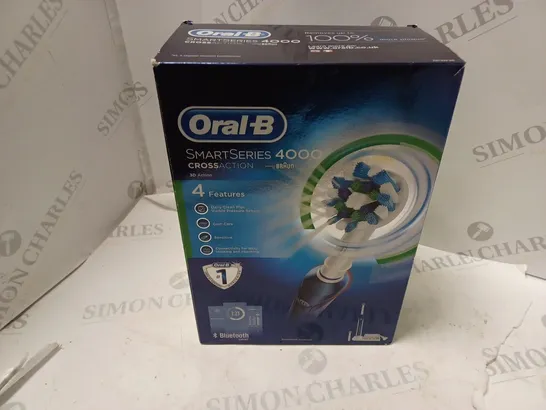 BOXED ORAL B SMART SERIES 4000 CROSS ACTION TOOTHBRUSH