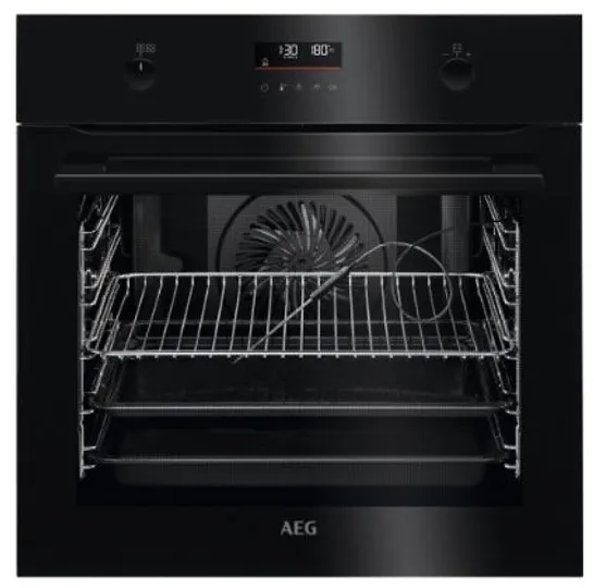 AEG STEAMBAKE BUILT IN ELECTRIC SINGLE OVEN - BLACK - A+ RATED Model BPK556260B RRP £792