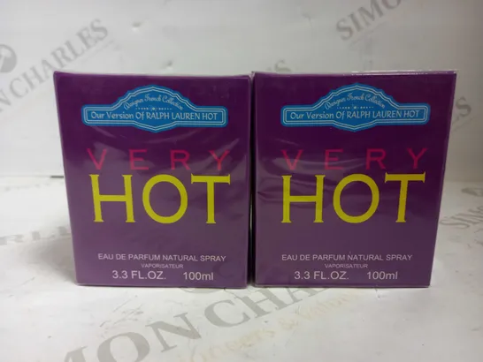 LOT OF 12 DFC VERY HOT EDP 100ML