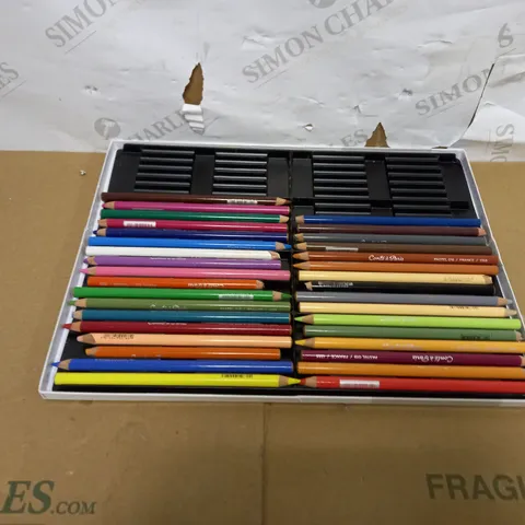 CONTE A PARIS 2184 PASTEL PENCIL SET, ASSORTED, SET OF 48 - MISSING SOME PENCILS 