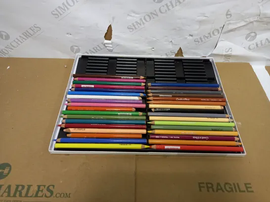 CONTE A PARIS 2184 PASTEL PENCIL SET, ASSORTED, SET OF 48 - MISSING SOME PENCILS 