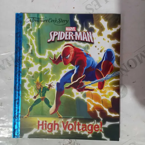 LOT OF APPROXIMATELY 20 TREASURE COVE STORY MARVEL SPIDER-MAN HIGH VOLTAGE BOOKS