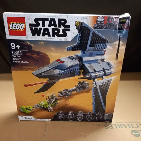 BOXED LEGO STAR WARS 75314 THE BAD BATCH ATTACK SHUTTLE SET