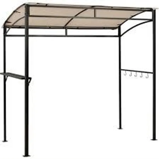 BOXED COSTWAY 7 X 4.5FT OUTDOOR PATIO BARBECUE GRILL GAZEBO (1 BOX)