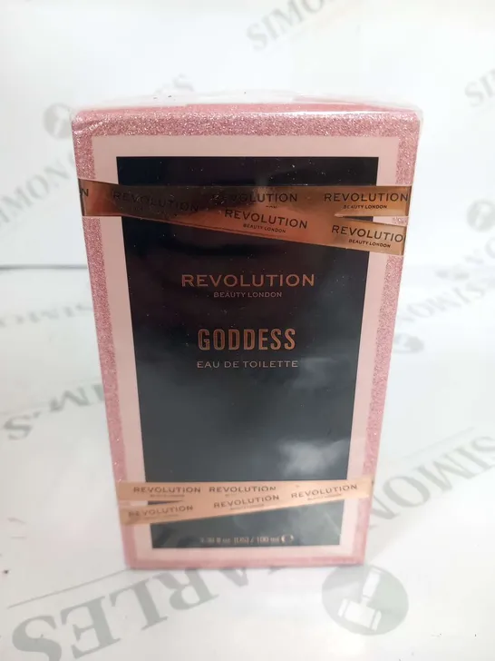 BOXED AND SEALED REVOLUTION BEAUTY LONDON GODDESS EAU DE TOILETTE 100ML