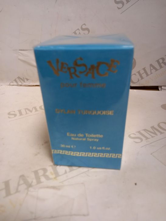 BOXED AND SEALED VERSACE POUR FEMME DYLAN TURQUOISE EAU DE TOILETTE 30ML