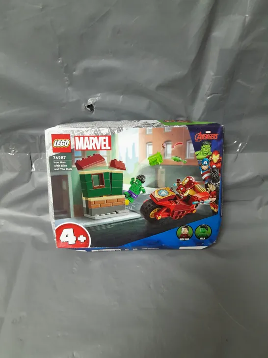 LEGO MARVEL IRON MAN WITH BIKE AND THE HULK 76287