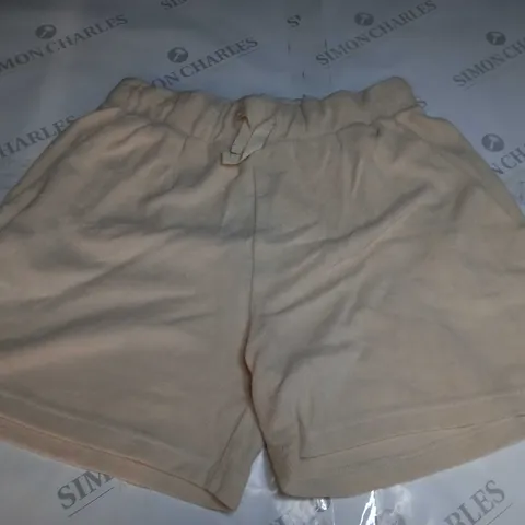 NOBODYS CHILD JERSEY WHITE SANDY SHORTS - UK 10