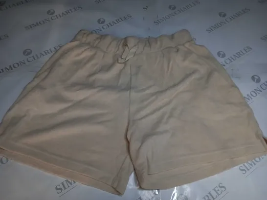 NOBODYS CHILD JERSEY WHITE SANDY SHORTS - UK 10