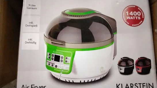 BOXED VITAIR TURBO 9L AIR FRYER GREEN/WHITE