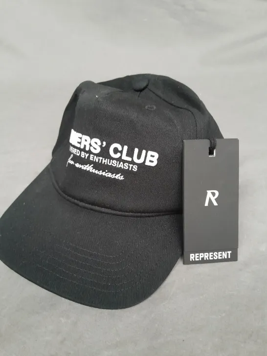 REPRESENT OWNERS CLUB CAP IN BLACK - ONE SIZE