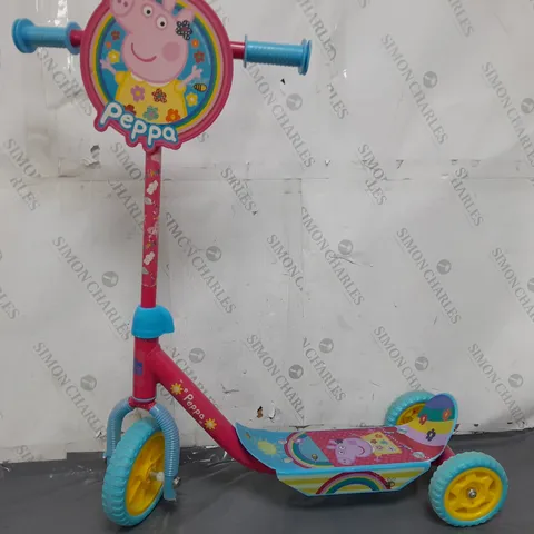 PEPPA PIG 3-WHEELED KIDS SCOOTER IN BLUE/PINK