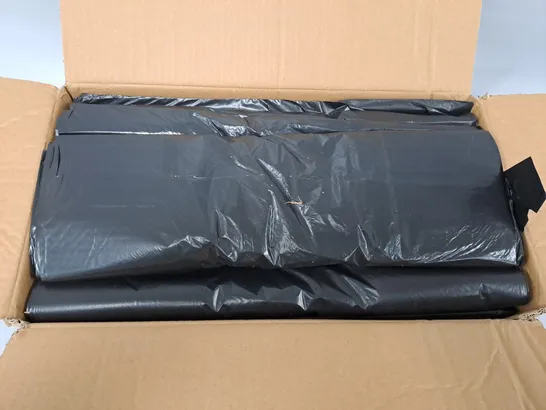 BOX OF HEAVY DUTY BLACK REFUSE SACKS 