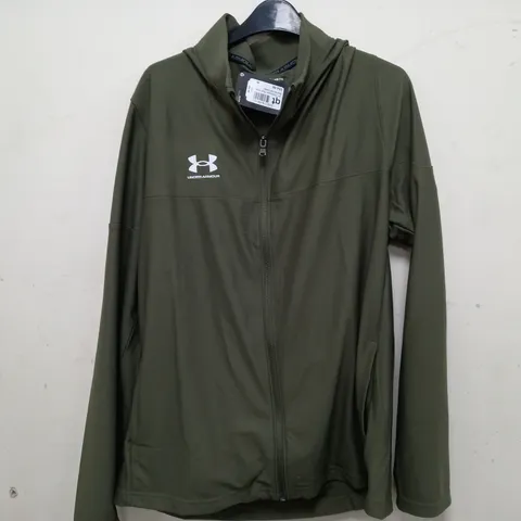 UNDER ARMOUR CHALLENGER TRACKSUIT IN MARINE GREEN - XL