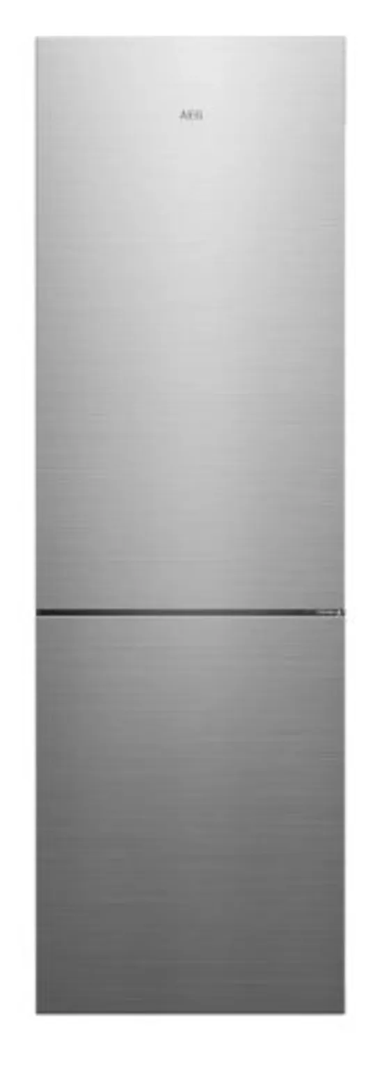 AEG 8000 SERIES ORC8M321CX FREESTANDING 70/30 FRIDGE FREEZER FROST FREE - SILVER - C RATED