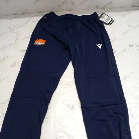 MACRON TRAINING POLY PANTS IN NAVY - S