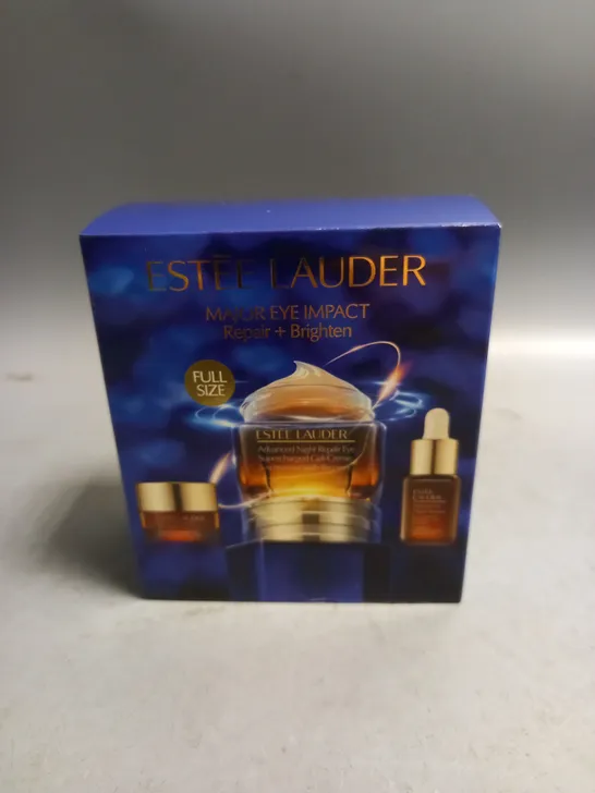 BOXED ESTEE LAUDER MAJOR EYE IMPACT REPAIR AND BRIGHTEN SET