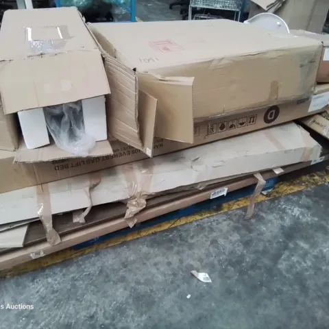 PALLET OF ASSORTED BOXED FURNITURE PARTS